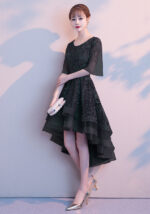 Tulle Evening Dress Black Evening Gown
