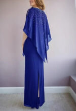 sequined evening gown
