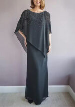 sequined evening gown