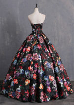 ​​Strapless Flower Dress