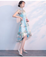 New Short Front Long Back Women's Dress Evening Gown