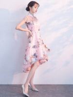 New Short Front Long Back Women's Dress Evening Gown